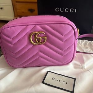 Gucci GG Marmot small matelassé shoulder bag